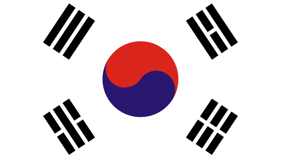National flag of Korea