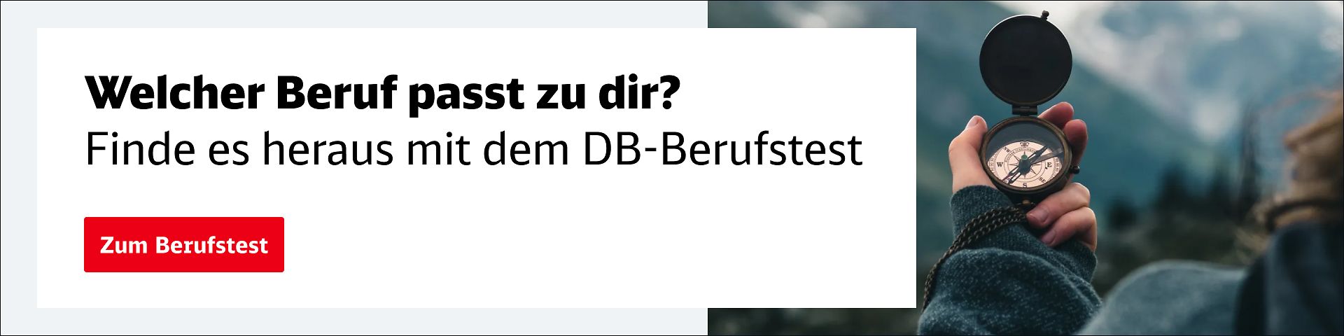 Welcher Beruf passt zu dir? Finde es heraus mit dem DB-Berufstest.